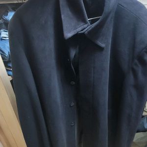 남성 네이비 코트