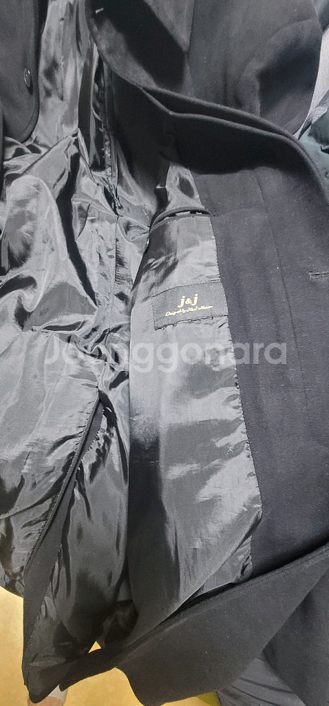 남성 네이비 코트--4