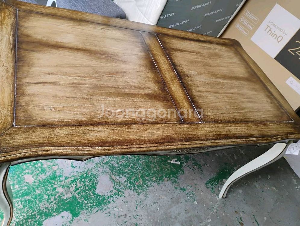 프랑스 직수입 르네가구 식탁 콘솔 세트 전시품--4