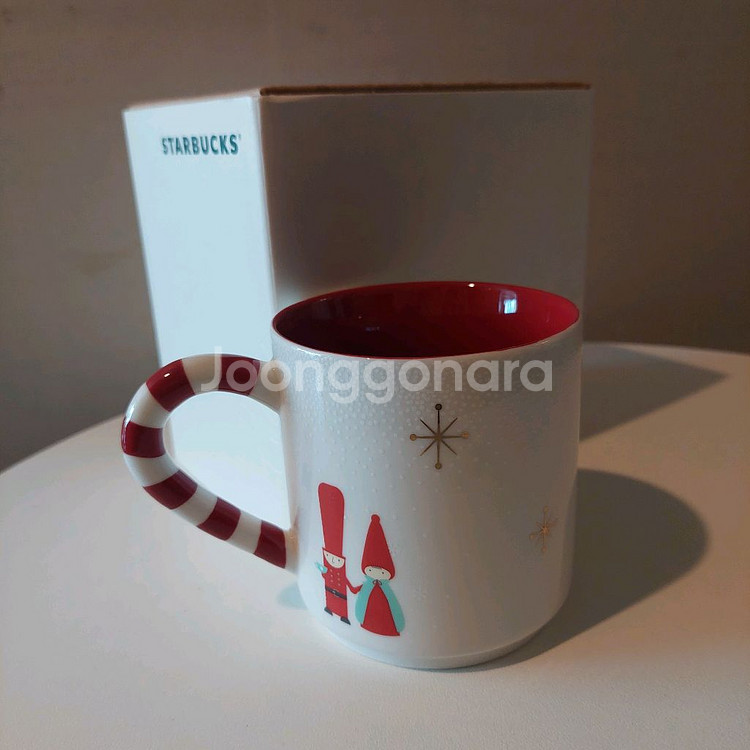 스타벅스 호두까끼 캔디케인 머그잔--1