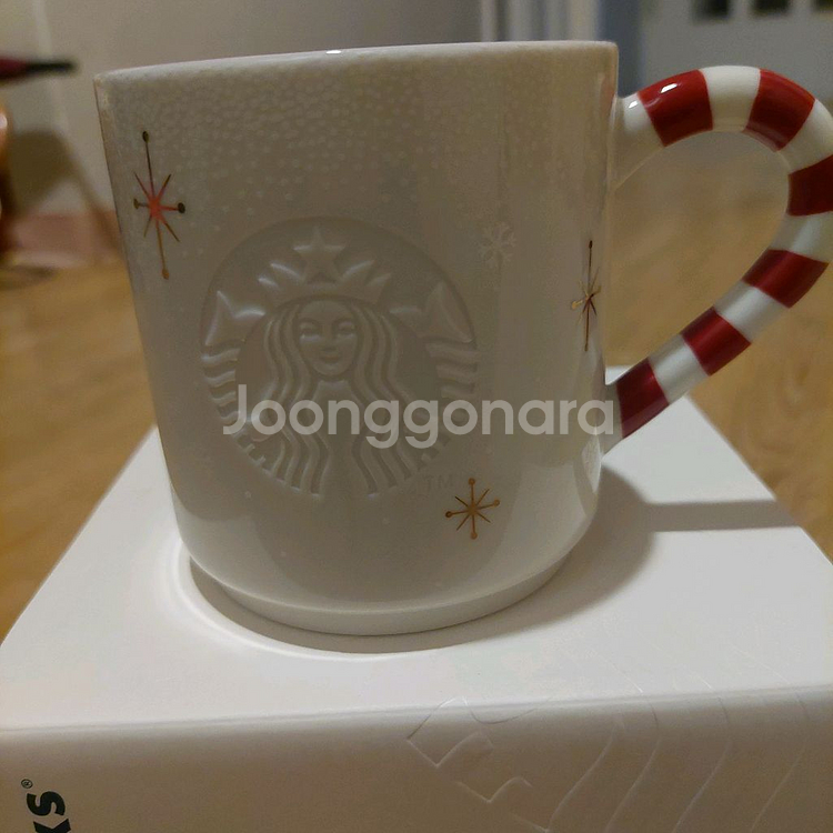 스타벅스 호두까끼 캔디케인 머그잔--2