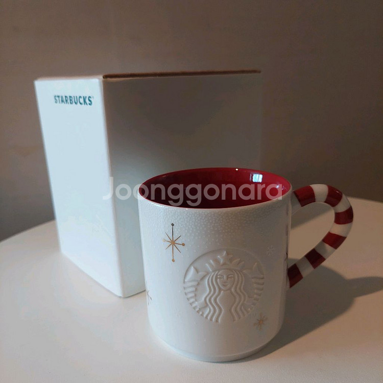 스타벅스 호두까끼 캔디케인 머그잔--0