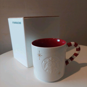 스타벅스 호두까끼 캔디케인 머그잔