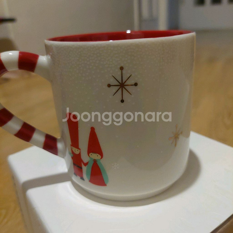 스타벅스 호두까끼 캔디케인 머그잔--3