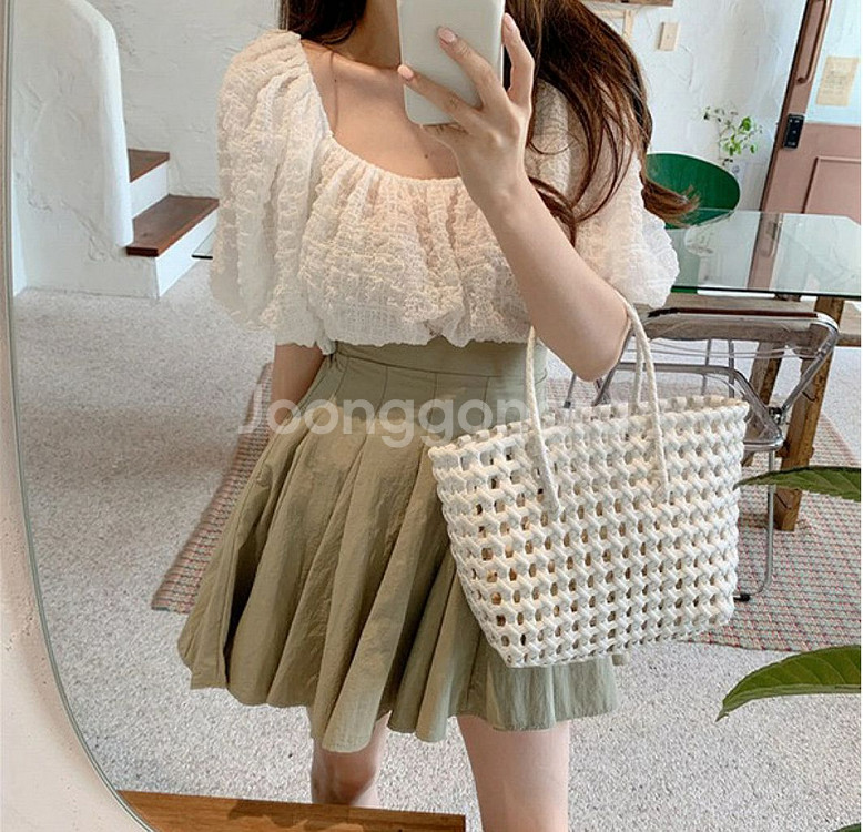 퍼프 블라우스--1