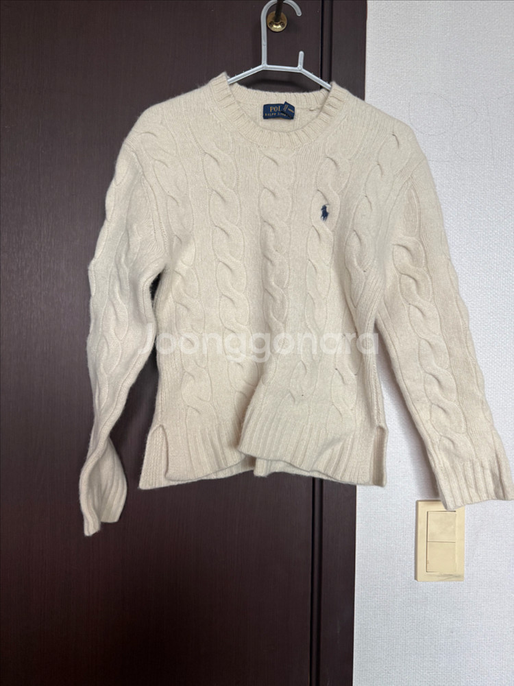폴로 랄프로렌 케이블 니트 (S)--0