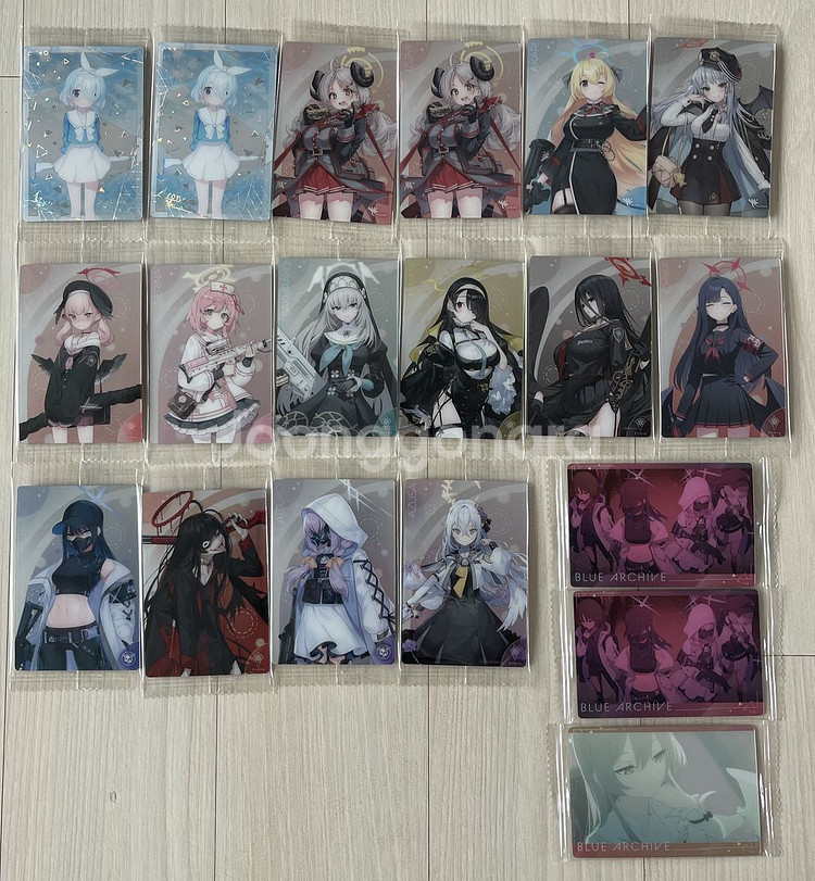 반택포) 블루아카이브 웨하스 2탄 포토카드 일괄--0