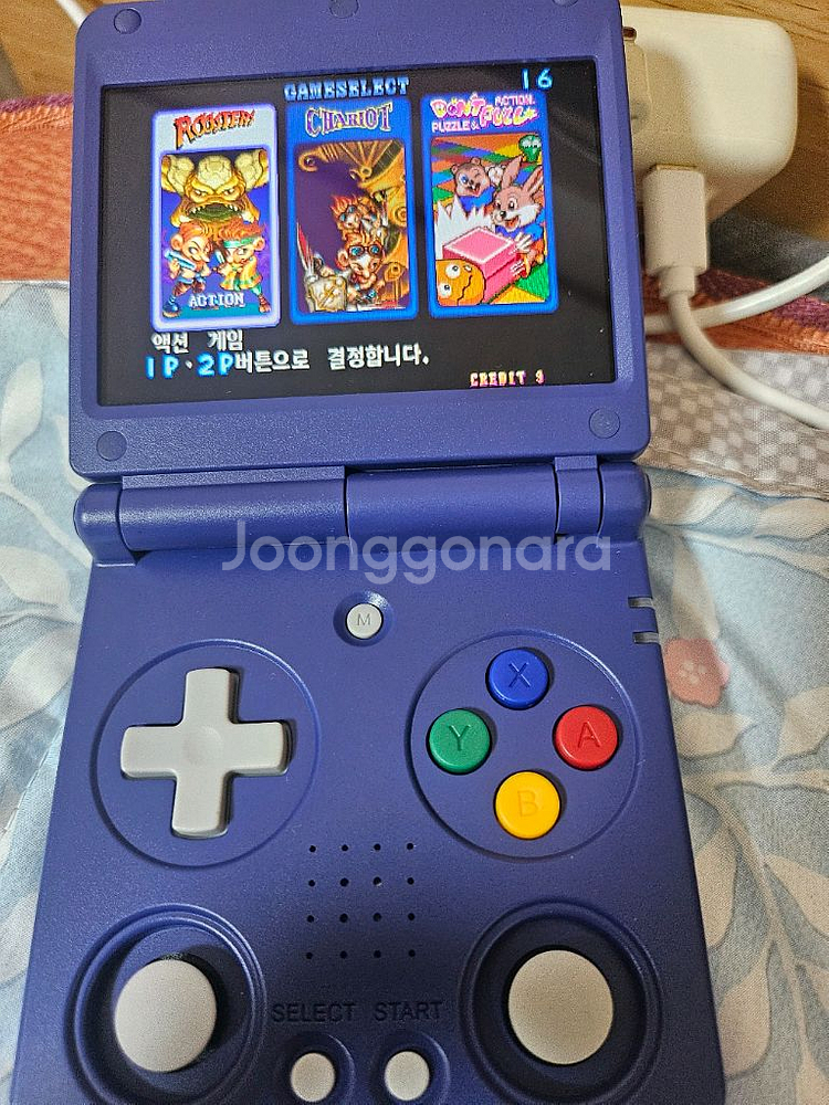 휴대용 게임기 본체 + 게임팩 세트--0