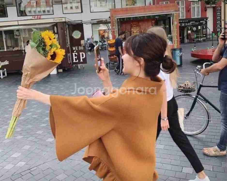 플루민 케이프 코트--0