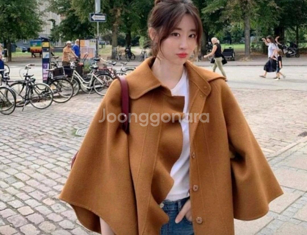 플루민 케이프 코트--1