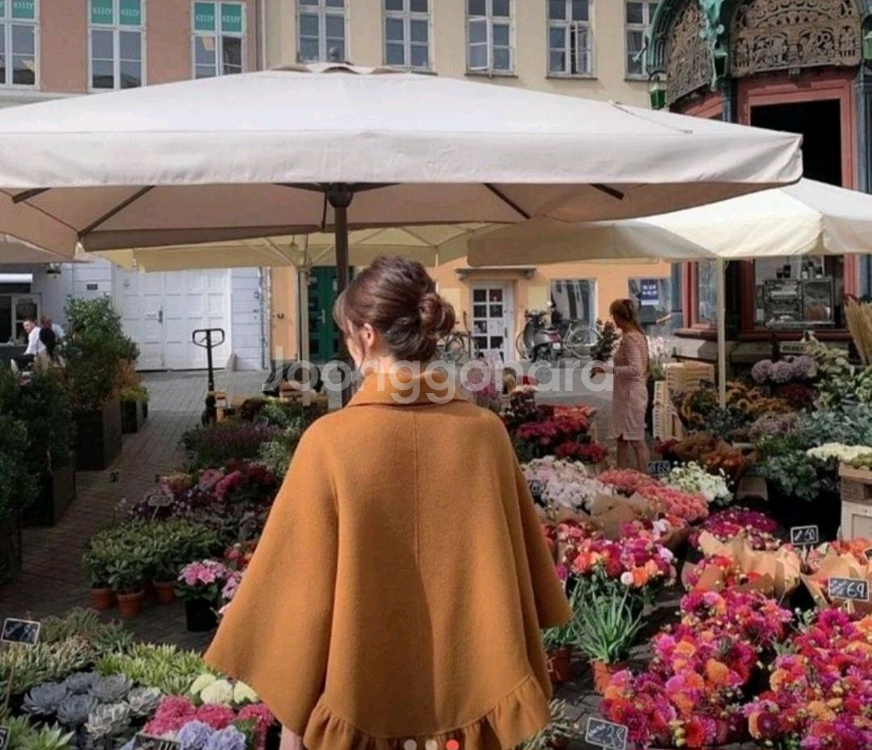 플루민 케이프 코트--5