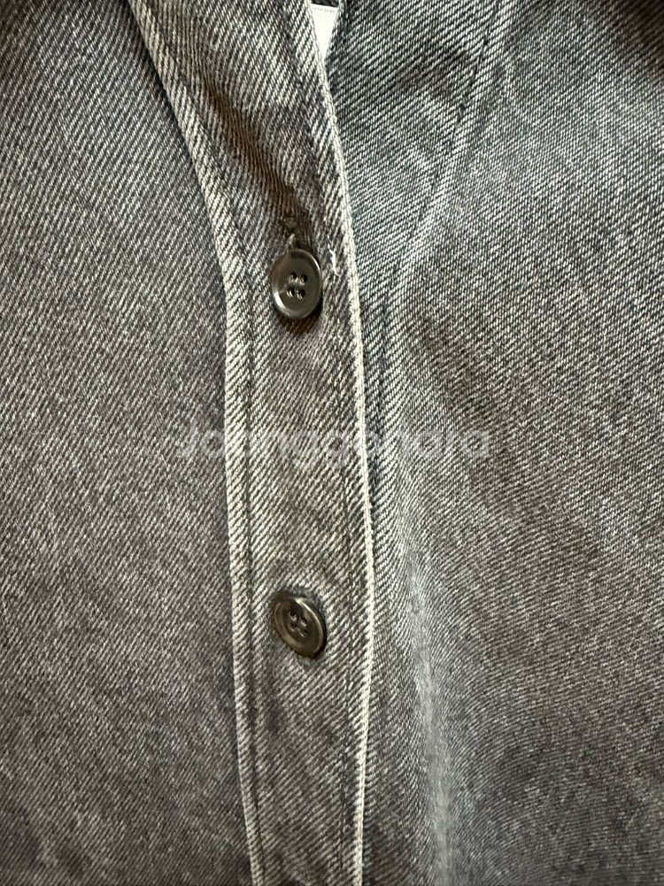 코스 릴렉스드 데님셔츠--7