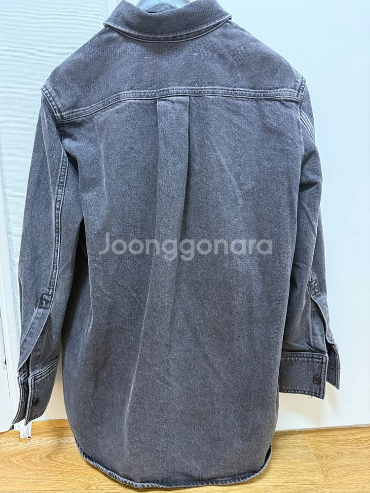 코스 릴렉스드 데님셔츠--8