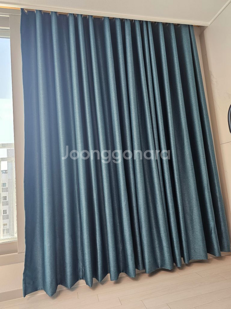 최고급 아일렛 암막 커튼 2개 세트(주문제작 가능)--7
