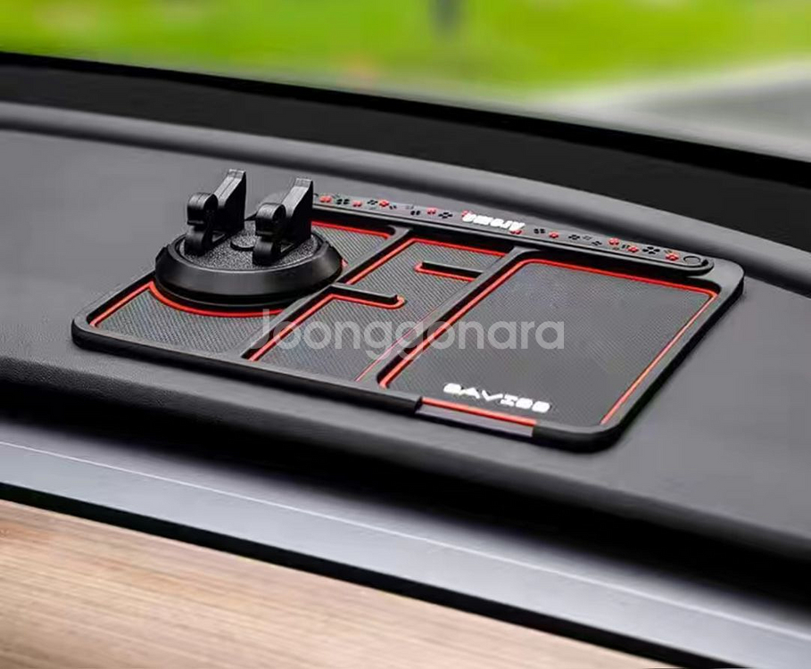 차량용 논슬립패드거치대(내장형 방향제2p포함)새상품--3