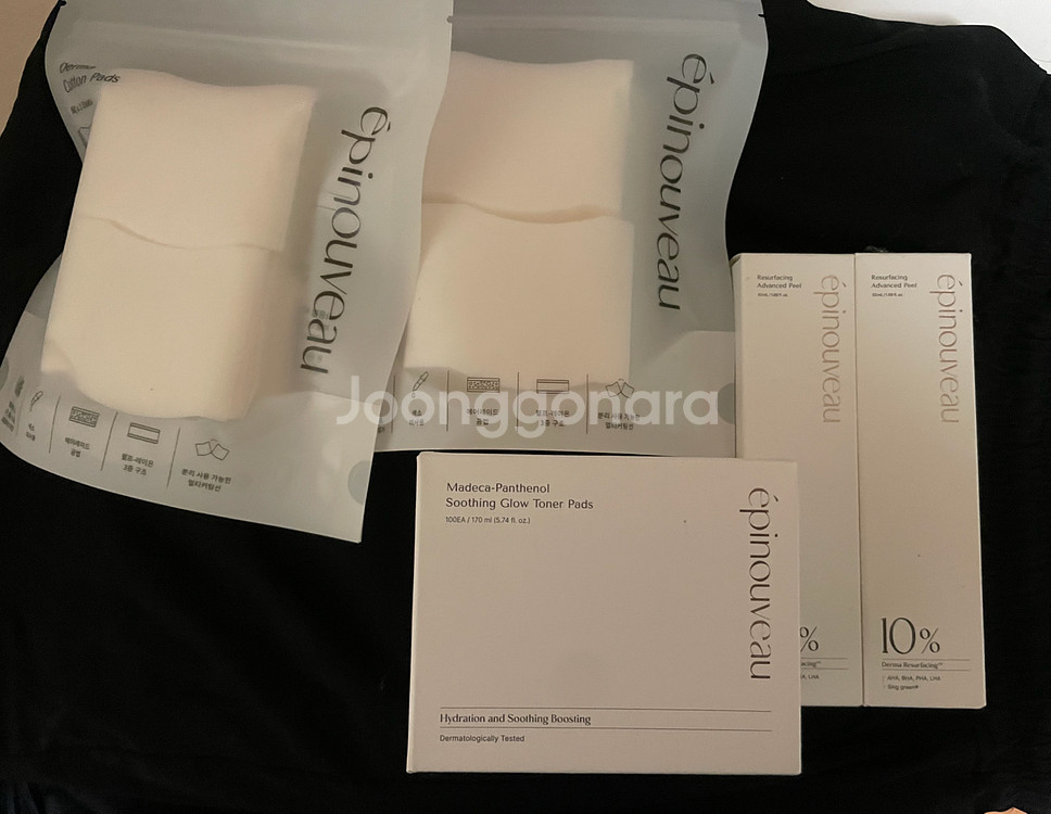 (미개봉) 에피누보 리설페이싱 어드밴스드 필 50ml 2개+마데카판테놀 패드 1개--0