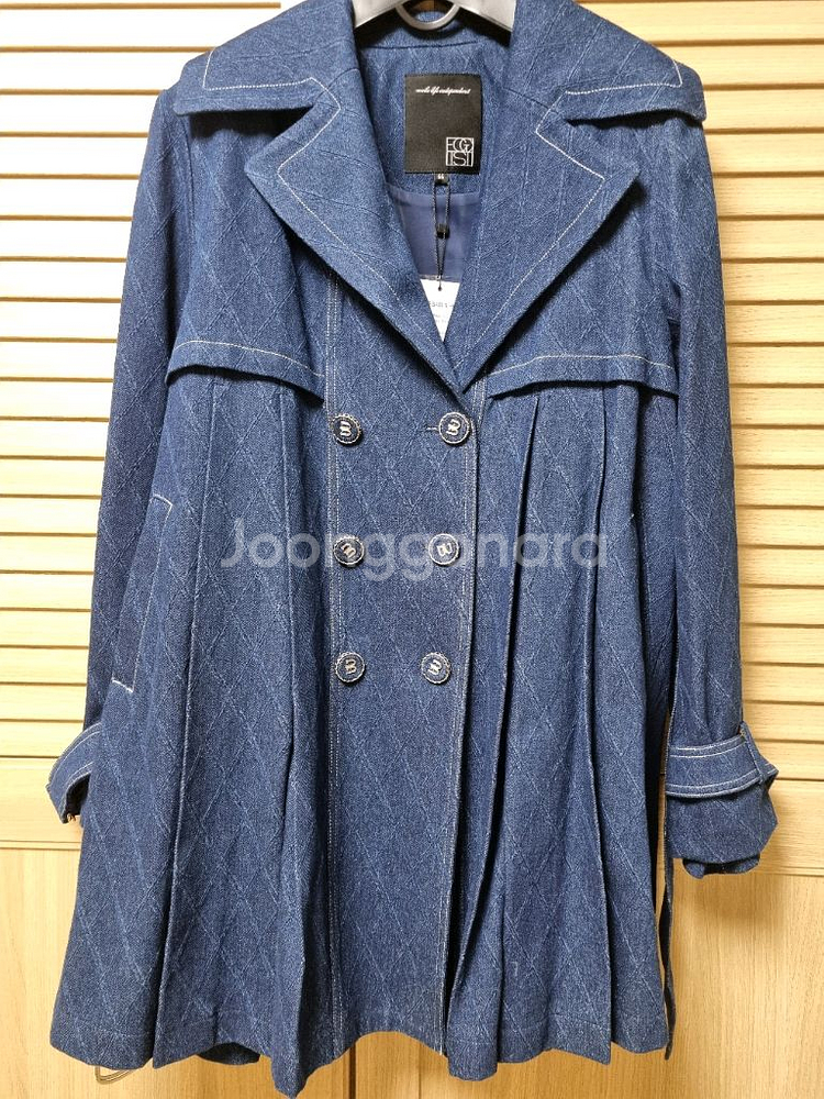 새상품 에고이스트 데님 플리츠 자켓66 배송비포함--2