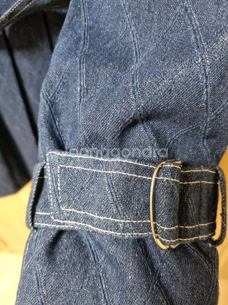 새상품 에고이스트 데님 플리츠 자켓66 배송비포함--8