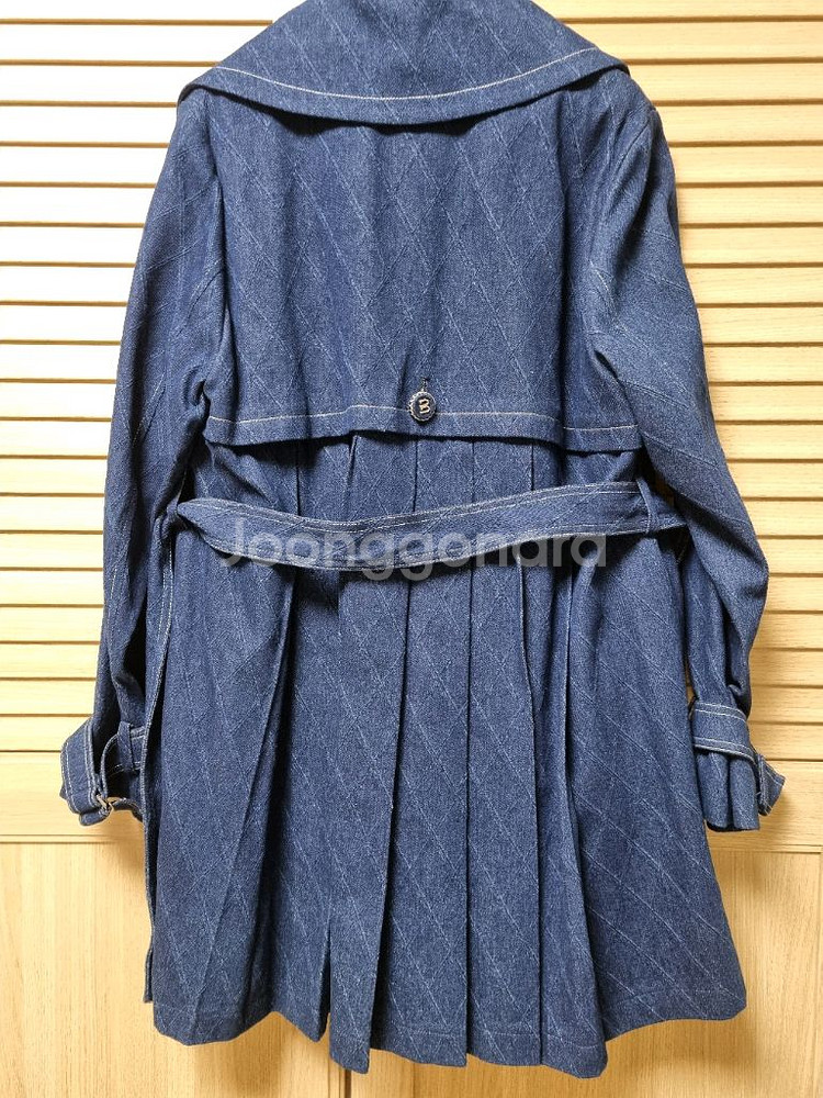 새상품 에고이스트 데님 플리츠 자켓66 배송비포함--7