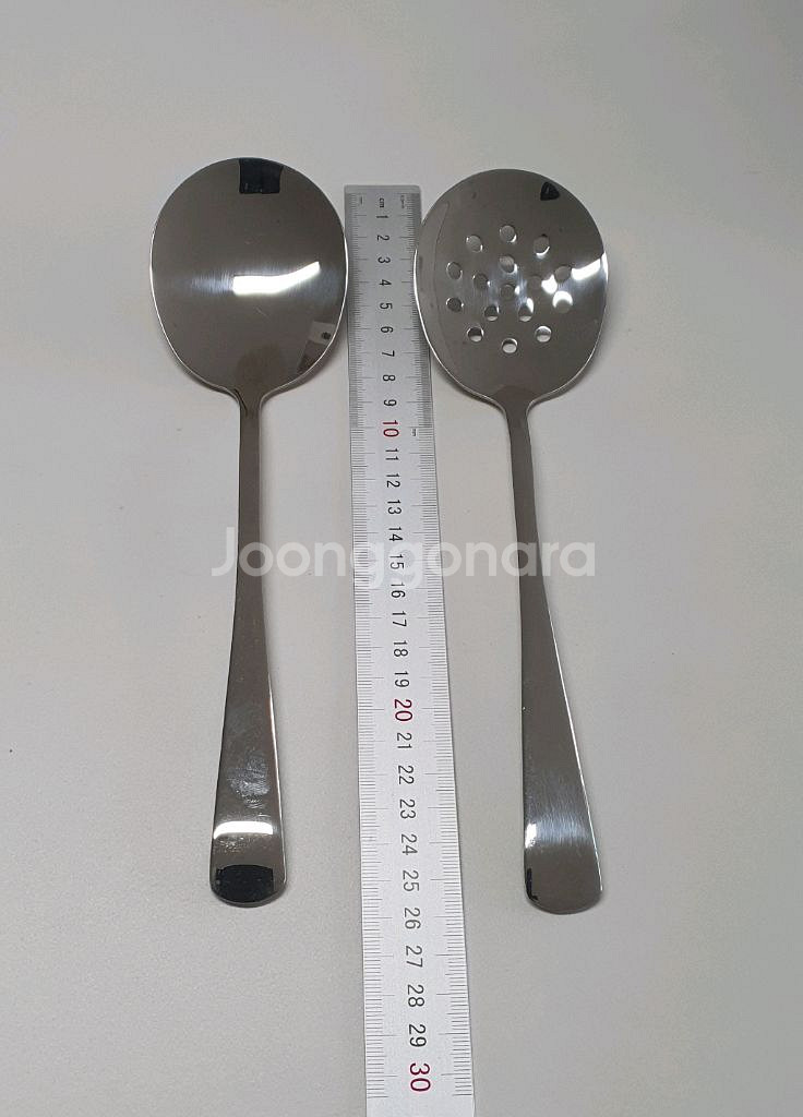 304통스텐 조리도구 커플스푼2p세트(새상품)--0
