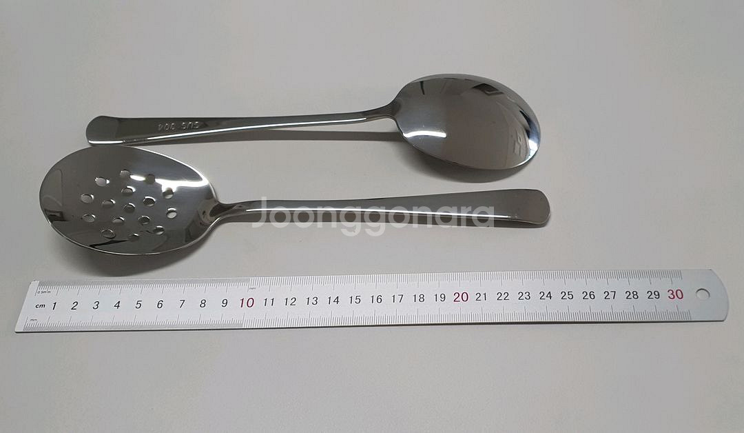 304통스텐 조리도구 커플스푼2p세트(새상품)--1