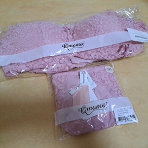 큐모모 러브버블 핑크 세트 95D,3xL