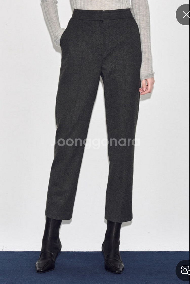 한섬 타임 2023 백밴딩 슬랙스 61-90사이즈--0