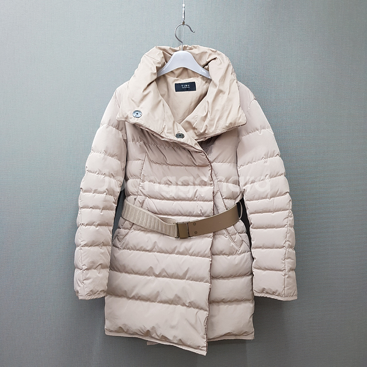 한섬 타임 구스 벨티드 패딩 82-94-160사이즈--0