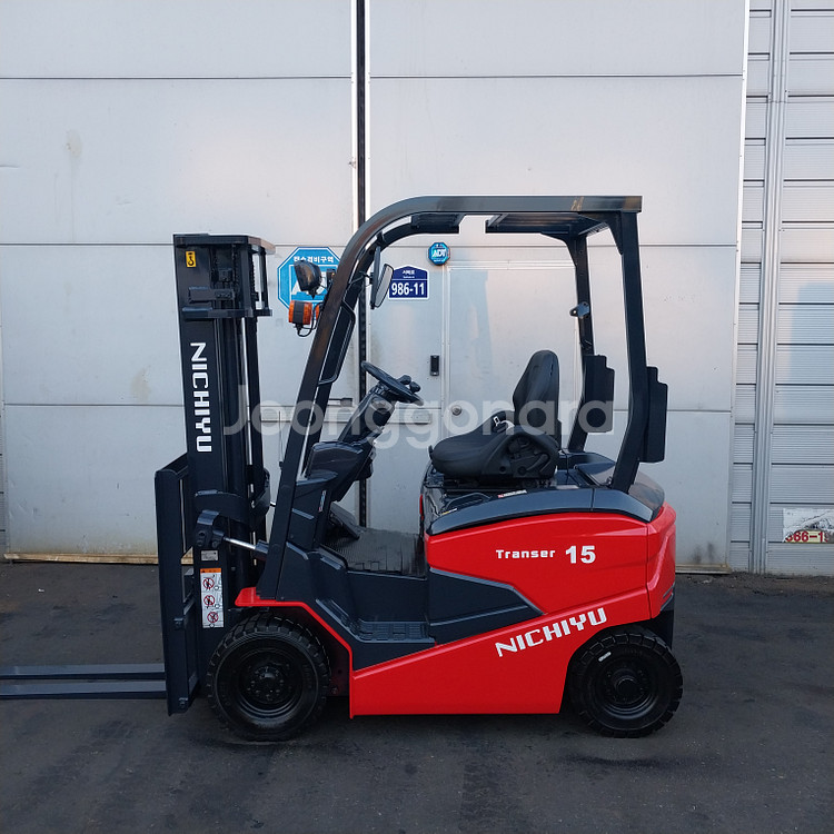 니찌유 전동지게차 1.5톤 사이드쉬프트 장착 FB15-80 2020년식--0