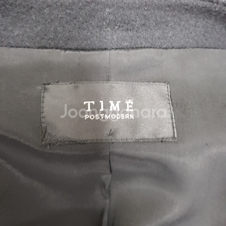 한섬 타임 드레이프 칼라 롱 코트 M사이즈--5