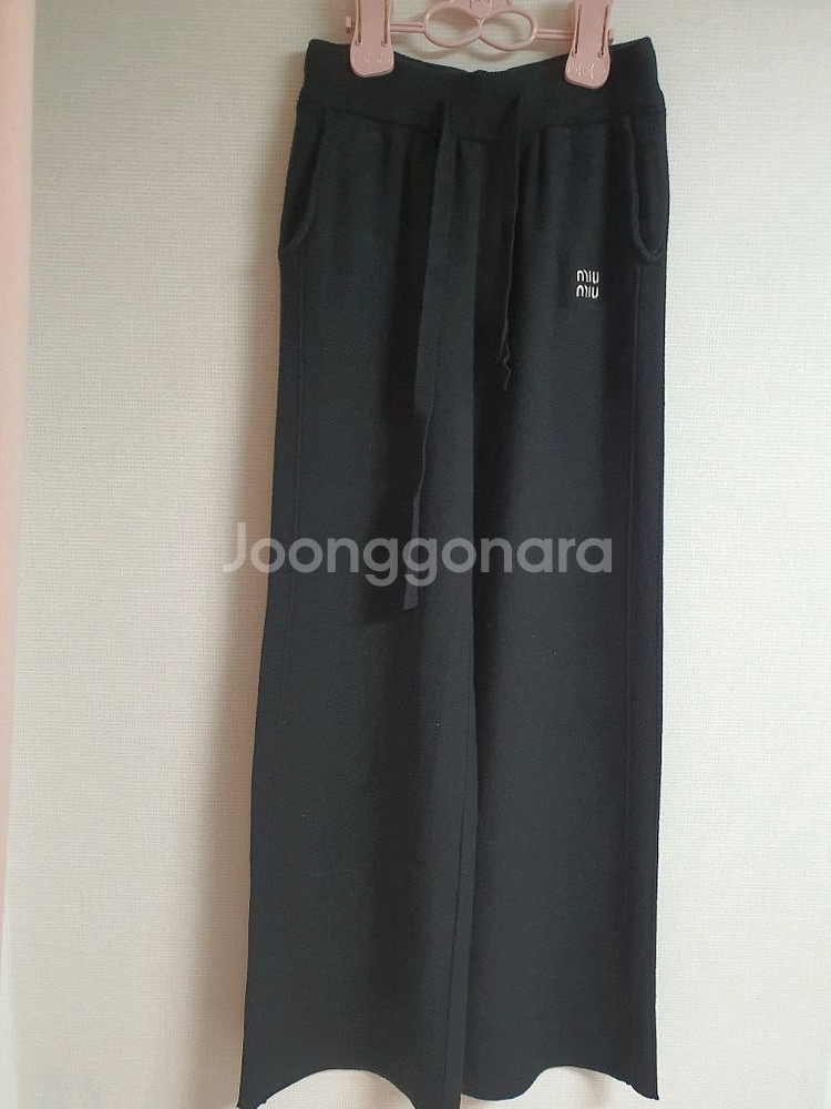 새거 미우니트바지 미우밴딩바지 미우일자바지--0