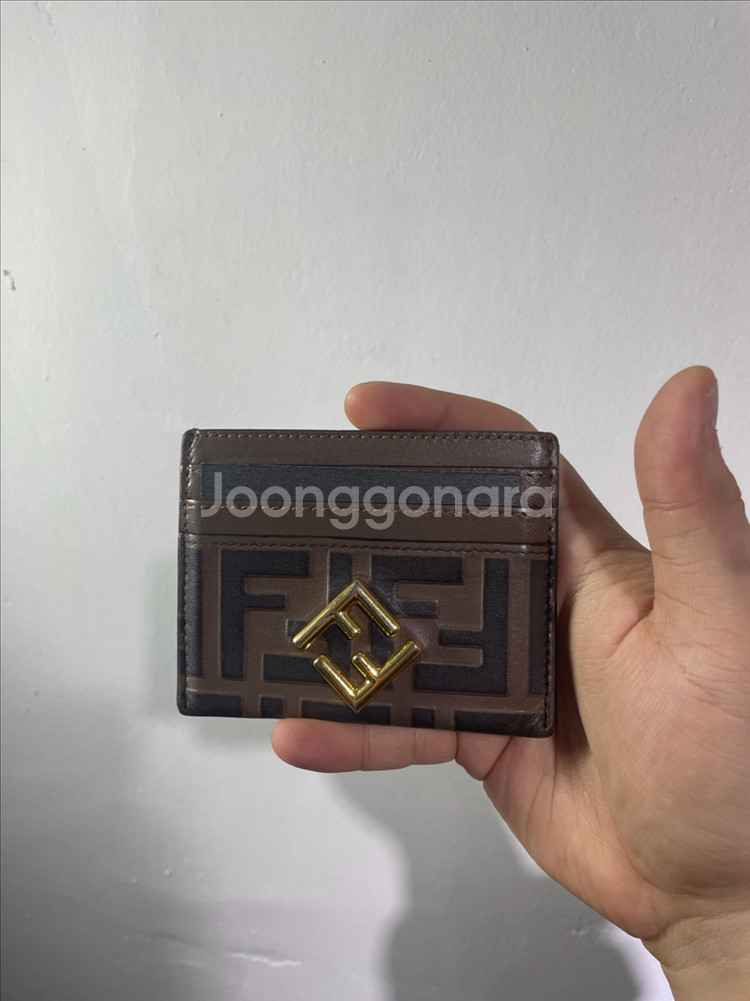 펜디 FF 로고 카드지갑--0