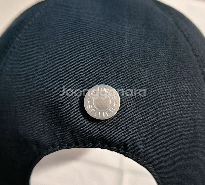 에르메스 Paddock 캡 59호 네이비 팝니다.--5