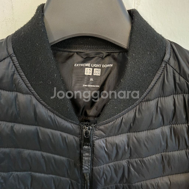 블루종 경량패딩 점퍼 105 블랙 실측 100--2