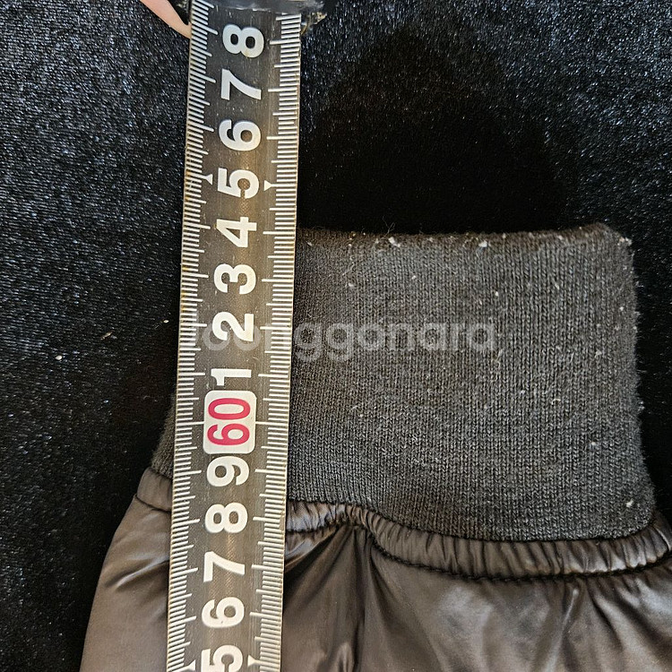 블루종 경량패딩 점퍼 105 블랙 실측 100--6