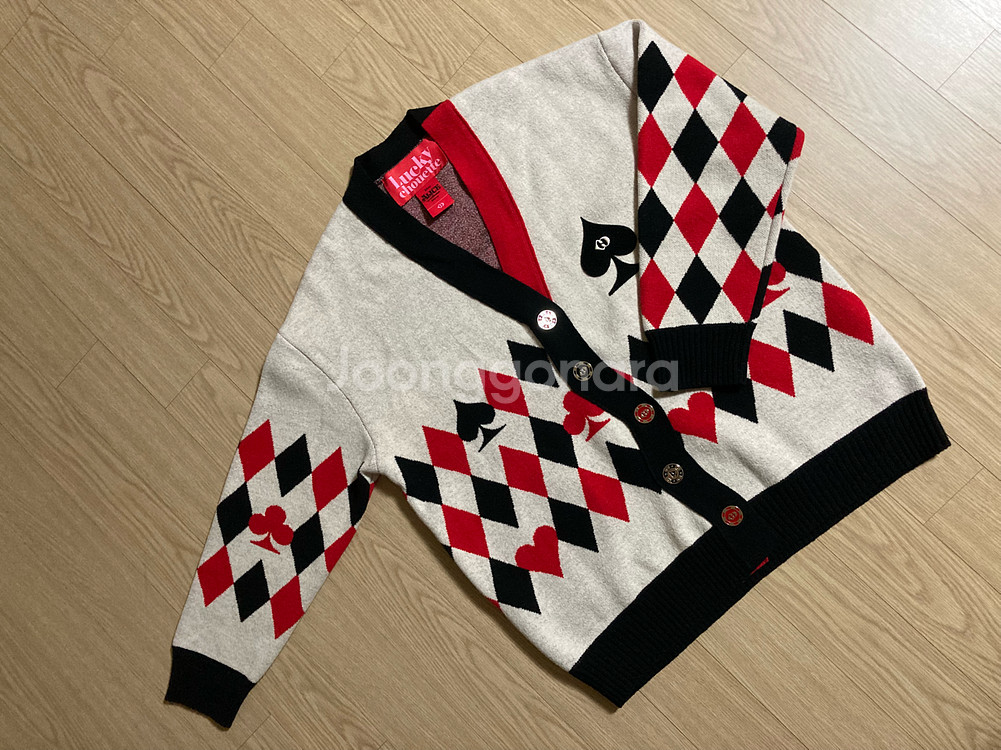 럭키슈에뜨 디즈니 콜라보 가디건--4