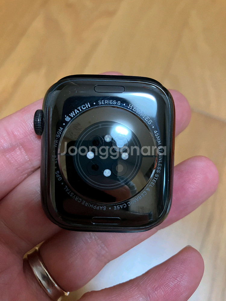 애플워치8 에르메스 누아 45mm / 실버 41mm--2