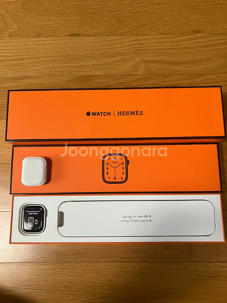 애플워치8 에르메스 누아 45mm / 실버 41mm--3