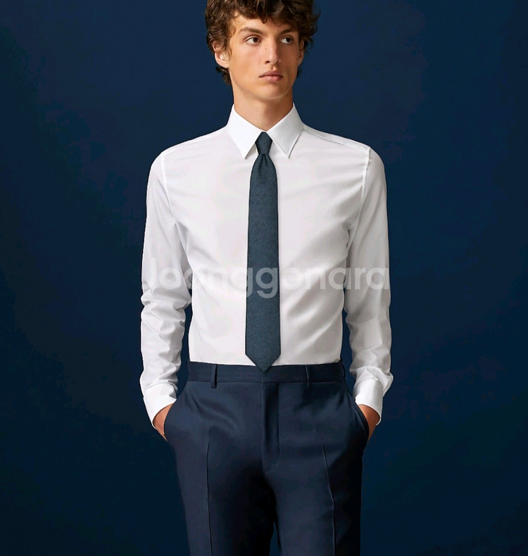 에르메스 파소네 뉴 H 타이 마린(네이비)팝니다--0