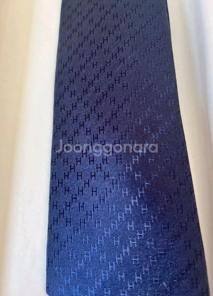 에르메스 파소네 뉴 H 타이 마린(네이비)팝니다--4