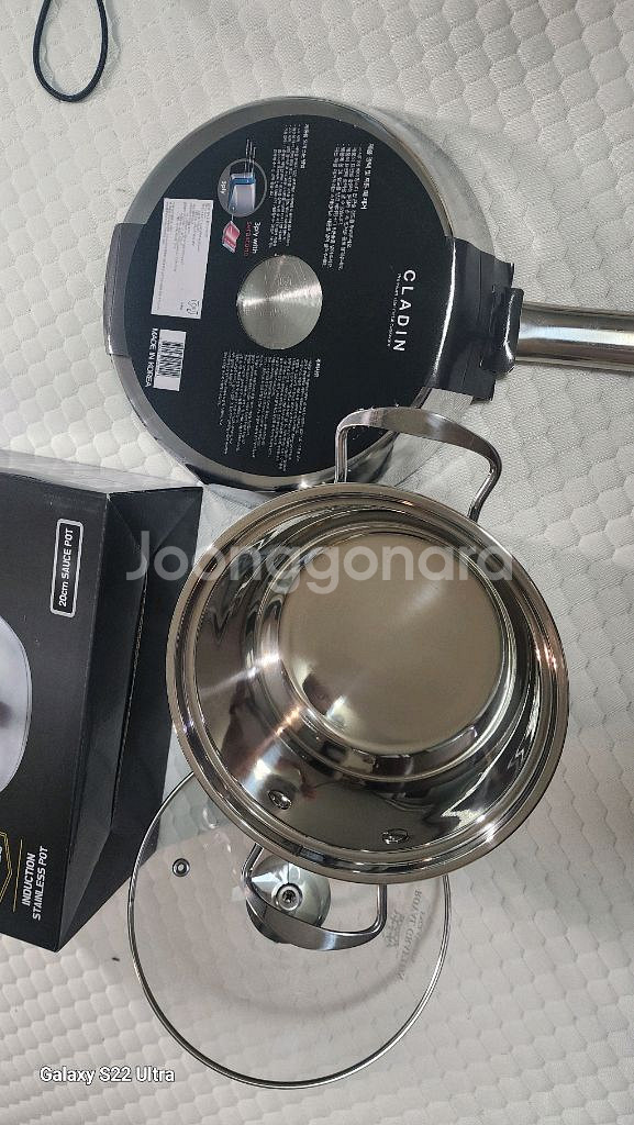 그래딘 후라이팬.로얄그래프톤 아네트 스테인리스 냄비. 세트 반반값--1