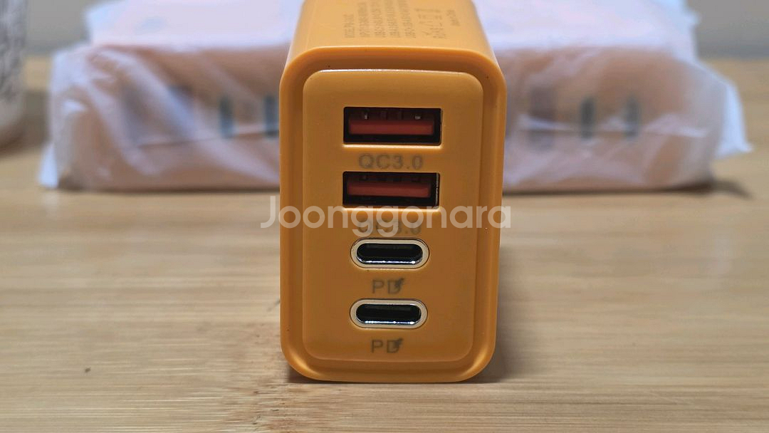 새상품) 핸드폰 충전기, 4구 멀티 급속 충전기, 120W--2