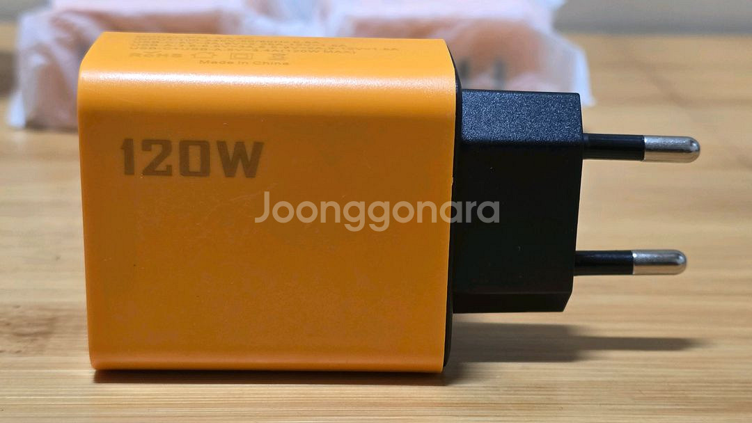 새상품) 핸드폰 충전기, 4구 멀티 급속 충전기, 120W--3