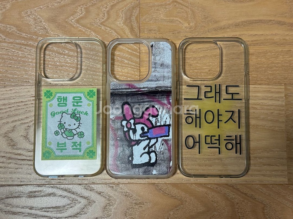 아이폰15프로 케이스 3개--0