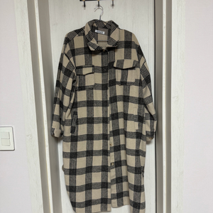 핫핑 체크 셔츠 코트 사이즈2