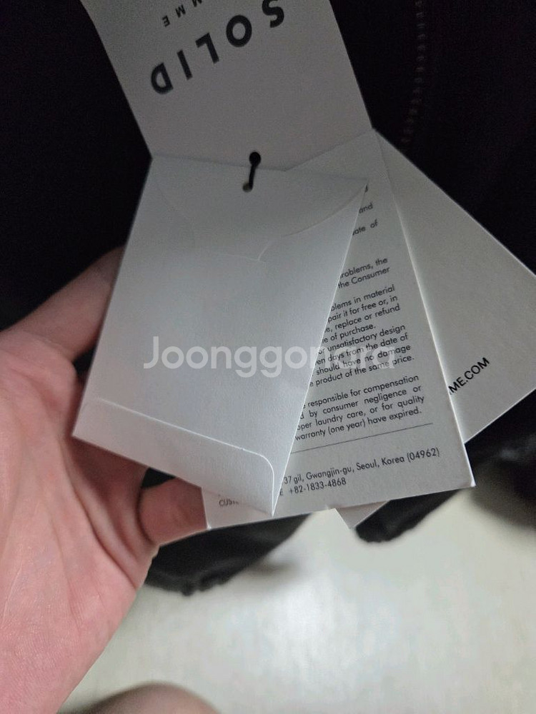 솔리드 옴므 25fw 블랙 사틴 자켓 50사이즈--2