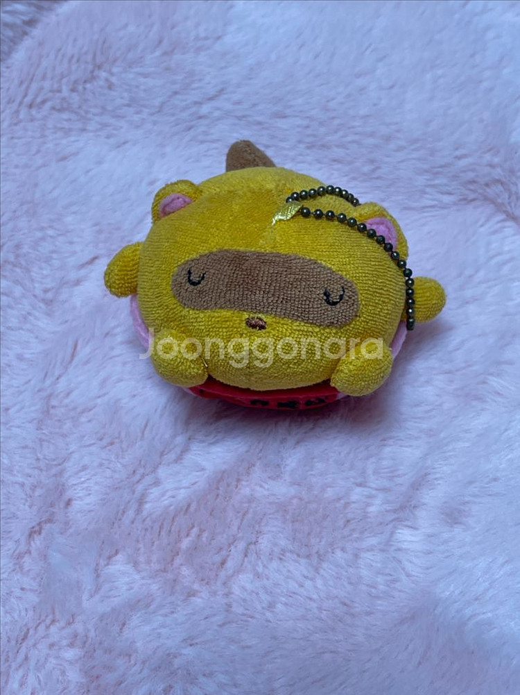 고전 라멘 너구리 키링 인형--0