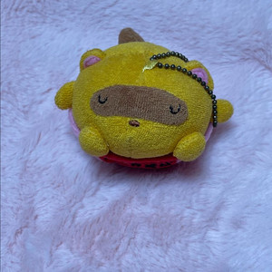 고전 라멘 너구리 키링 인형