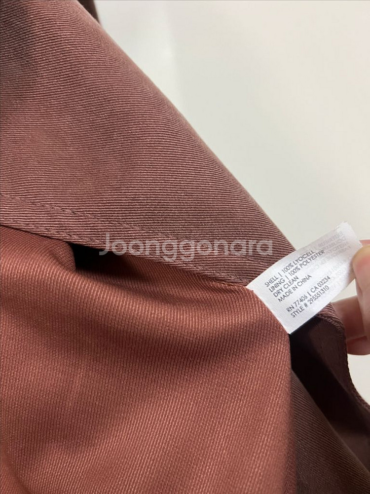 클럽모나코 바이커스타일 오픈 숏자켓 숄카라 빅카라 크롭 라이더 핑크브라운--9