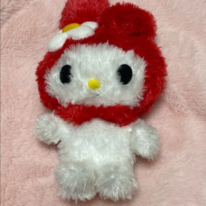 고전 빨간 마이멜로디 인형 복실 뽀실 장모